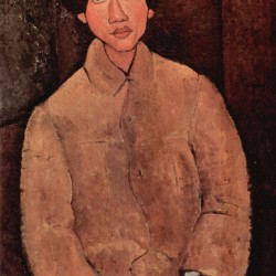 Modigliani - Portrait of Chaiim Soutine -2-
